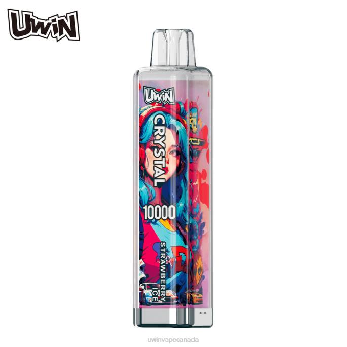 UWIN Crystal Disposable - UWIN CRYSTAL 10000 DISPOSABLE VAPE Strawberry Ice LPZ89