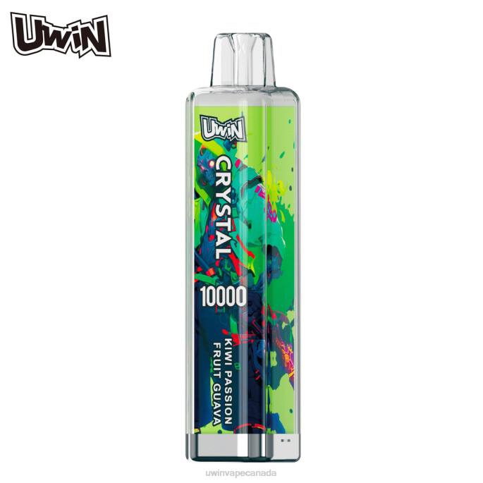 UWIN Crystal Nicotine - UWIN CRYSTAL 10000 DISPOSABLE VAPE Kiwi Passion Fruit Guava LPZ88