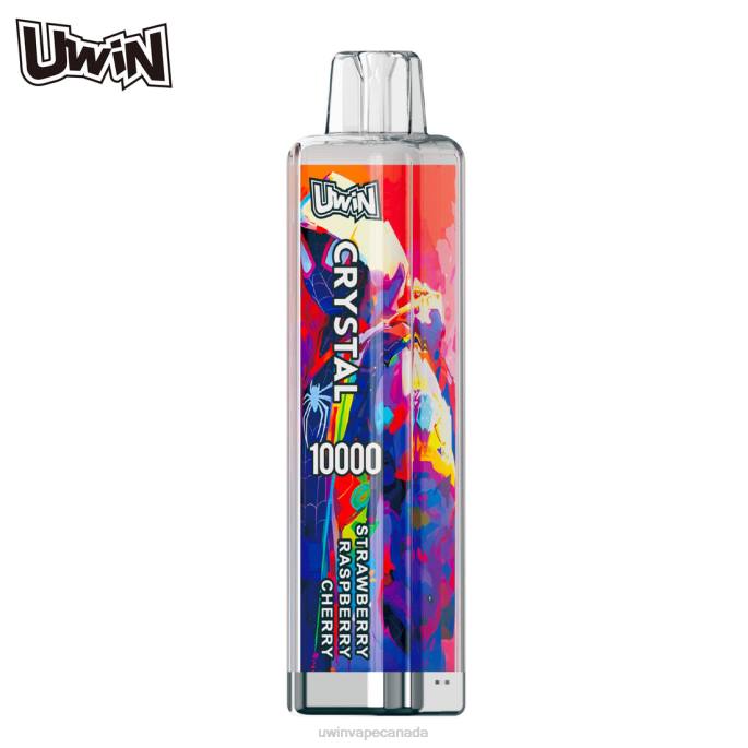 UWIN Crystal Puff - UWIN CRYSTAL 10000 DISPOSABLE VAPE Strawberry Raspberry Cherry LPZ87