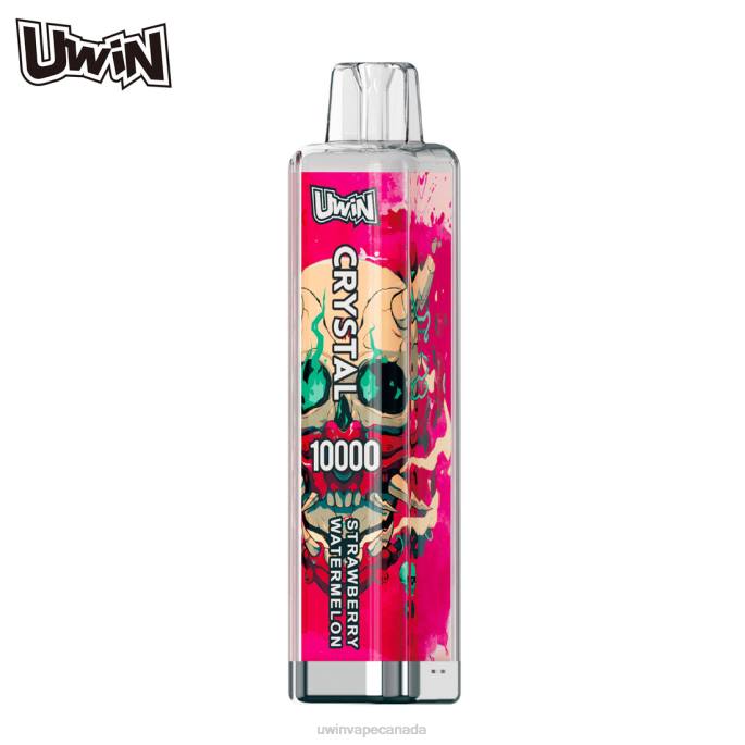 UWIN Vape Review - UWIN CRYSTAL 10000 DISPOSABLE VAPE Strawberry Watermelon LPZ83